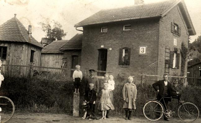 Bahnwrterfamilie Friedrich um 1930